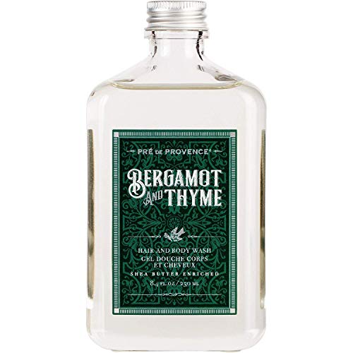 Pre de Provence Bergamot & Thyme Men's Hair and Body Wash, 250ml