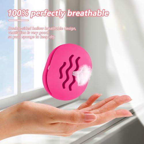Silicone Makeup Sponge Case - Breathable Beauty Blender Holder