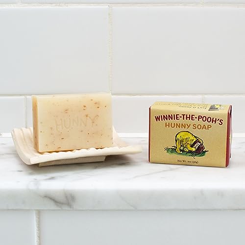 Winnie-the-Pooh Hunny Soap 2oz – Made in USA, Exfoliating Honey Oatmeal Bar