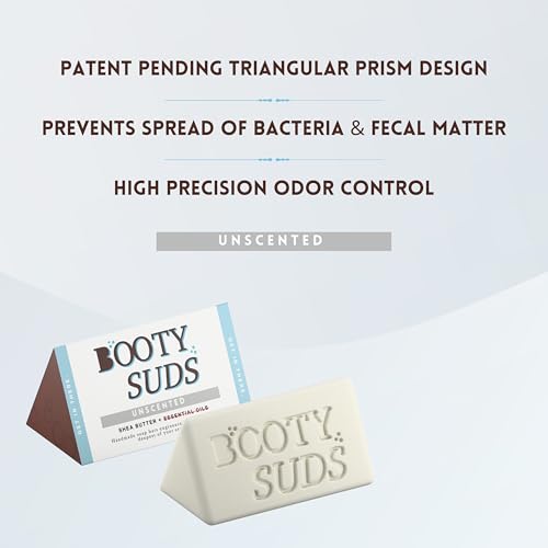 Booty Suds Triangular Prism Butt Soap Bar - Vegan Shea Butter