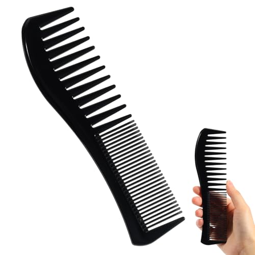 SIMPOR Detangling Hair Comb - Double Sided Wide & Fine Tooth Comb