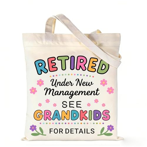 Funny Retirement Tote Bag for Women - Gift for Nana, Grandma, Mom
