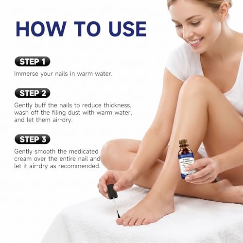 FOLUPIA 1% Tolnaftate Nail & Toenail Fungus Treatment, 30ml Repair Serum