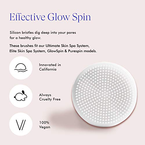 Vanity Planet Silicone Facial Brush Head Replacement for Skin Spa & GlowSpin