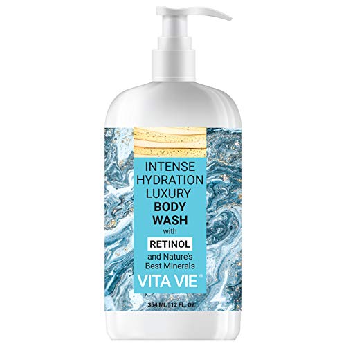 Vita Vie Intense Hydration Exfoliating Body Wash with Retinol, 12 oz