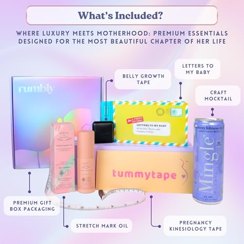 2nd Trimester Mom-to-Be Essentials Box - Pregnancy Gifts for Expecting Mom - Care Package with Essential New Mommy Items & Pregnancy Must-Haves - Second Trimester