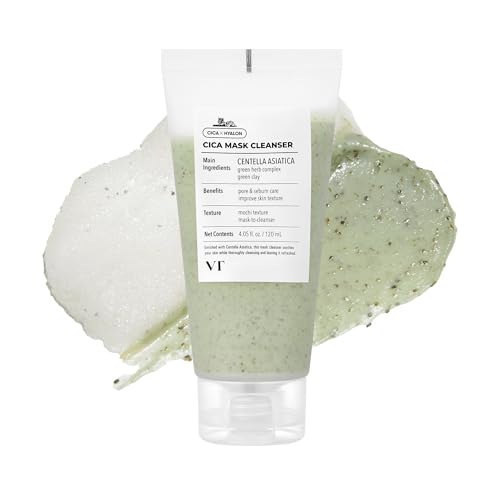 VT COSMETICS CICA 2-in-1 Facial Cleanser & Clay Mask - 4.05 fl. oz