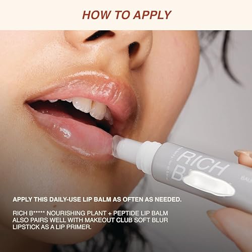 Freck Beauty Rich Babe Nourishing Peptide Lip Balm, Clear, 0.31oz
