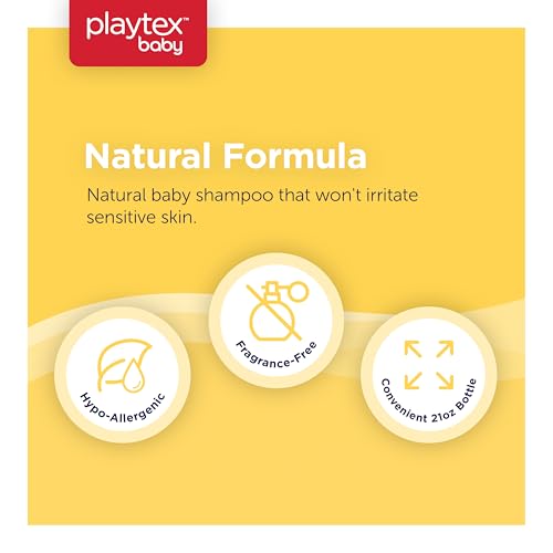 Playtex Baby Shampoo, Tear-Free & Hypoallergenic, 21 oz Bottles (3-Pack)