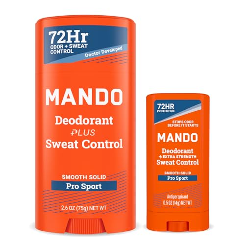 Mando Pro Sport Antiperspirant Deodorant Stick & Mini Bundle