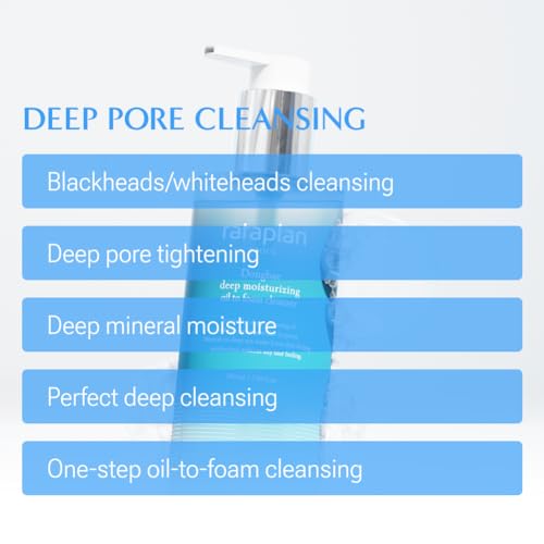 RATAPLAN Donghae Oil-to-Foam Cleanser - Moisturizing Face Wash, 7.1 fl oz