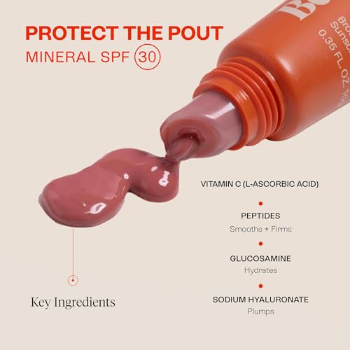 Beautystat Vitamin C Lip Serum - Neutral Peach, 0.35 Fl Oz | Skin & Lip Care