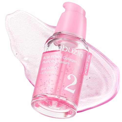 Numbuzin No.2 Rose PDRN Collagen Plumping Serum 30ml – Hydrating, Firming Korean Skincare