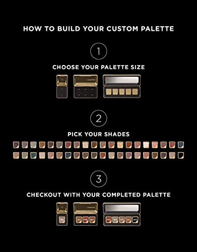 HOURGLASS Curator Three-Pan Refillable Eyeshadow Palette - Gold Finish