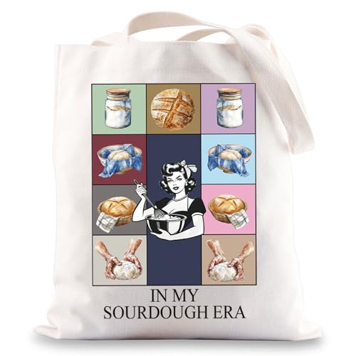 JNIAP Sourdough Tote Bag - Sourdough Era Baker Gifts for Sourdough Mama