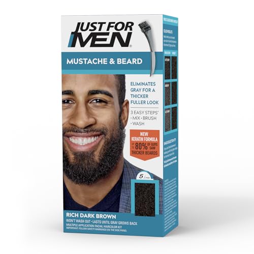 Just For Men Mustache & Beard Dye - Rich Dark Brown M-47