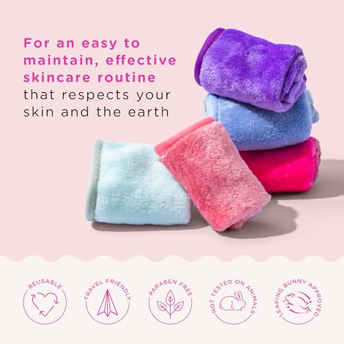 ERASE YOUR FACE Disposable Face Towels - Dual-Sided Makeup Remover Wipes