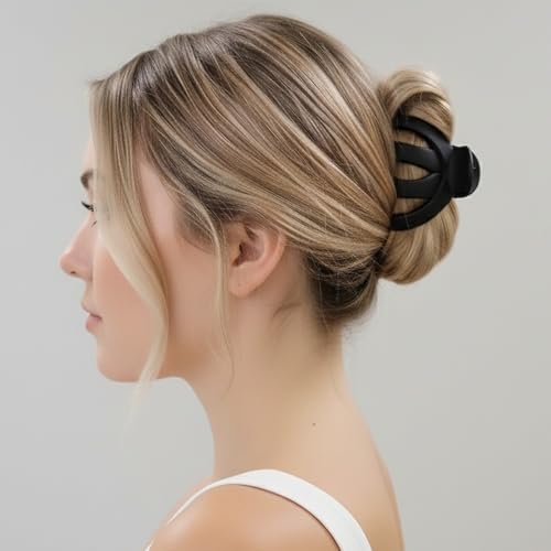 5-Pack Jumbo Hair Clips for Thick & Medium Hair - Strong Hold