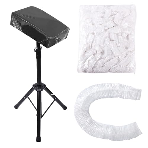 HOINCO 50 PCS Disposable Tattoo Tray Covers, Elastic Arm Rest Sleeves