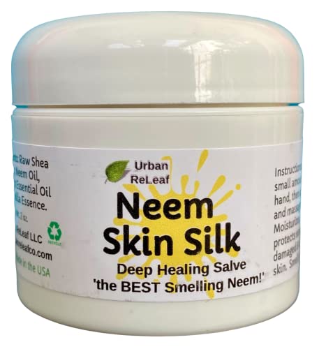 Urban ReLeaf Neem Skin Silk Healing Salve - Natural Shea Butter Balm, 2 oz