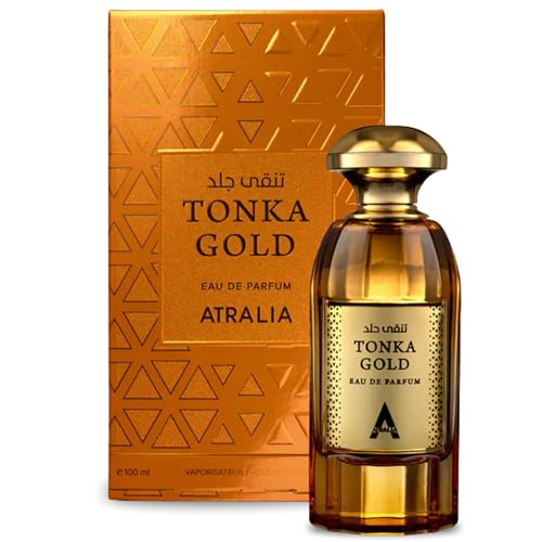Atralia Tonka Gold Eau de Parfum - Unisex Long-Lasting Fragrance 100ml