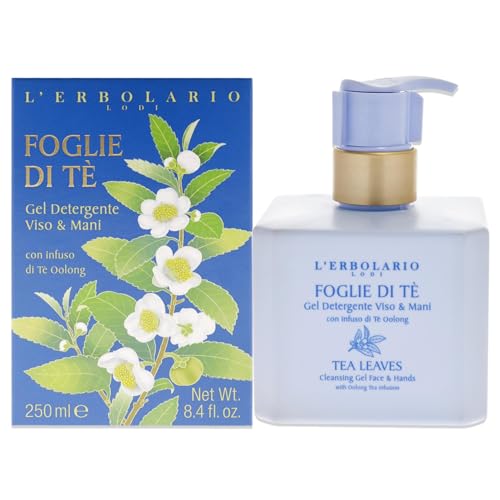L'Erbolario Tea Leaves Shower Gel - Nourishing & Moisturizing Bath & Shower Foam