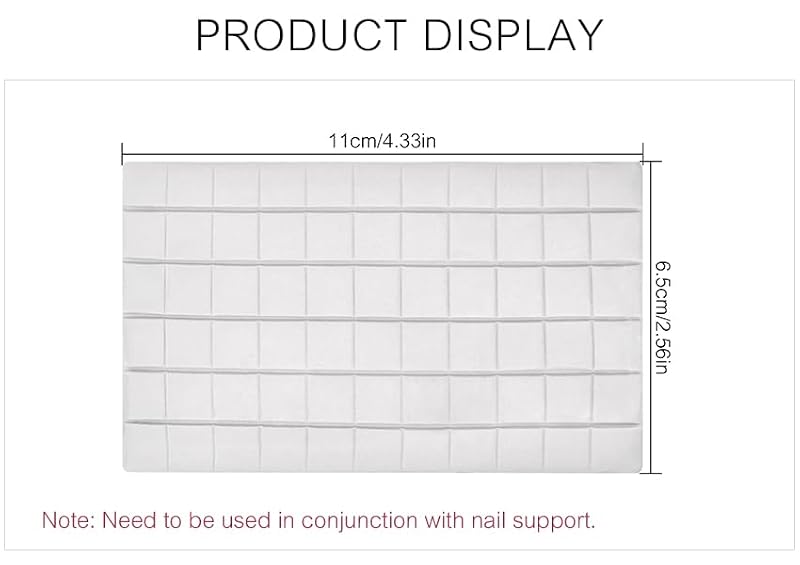 132 Pcs Reusable Non-Toxic Nail Art Clay for DIY & Professionals