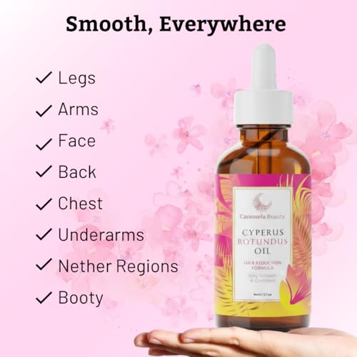 Botanical Body Oil, 60ml After-Shave and Post-Wax Moisturizer with Jojoba, Rosehip and Sweet Almond Oils for Silky Smooth Skin, All Skin Types
