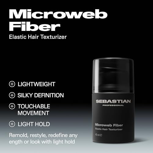 Sebastian Professional Texture | Microweb Fiber & Liquid Gel | Definition, Volume Enhancement, Flexible Control & Soft Finish