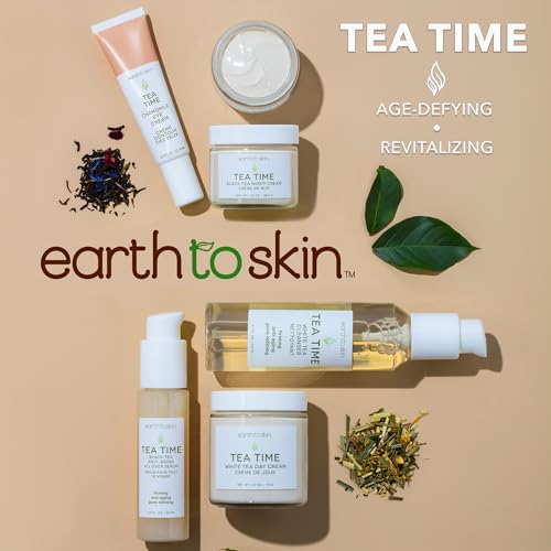 Earth To Skin Tea Time White Tea Facial Cleanser - Sulfate Free, 4.7 fl oz