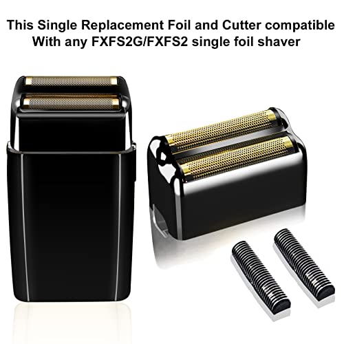 Colorski Black Replacement Foil & Cutter Heads for BaBylissPRO FXFS2 G/FXFS2 Shaver - 1 Pack