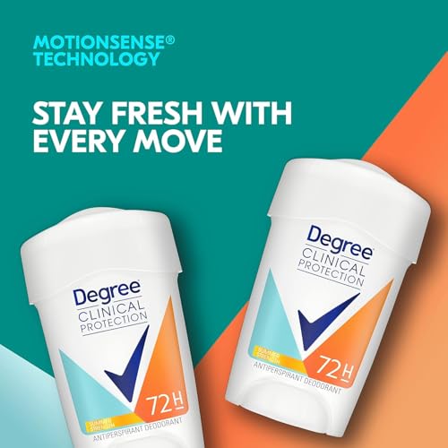 Degree Clinical Protection Anti-Perspirant Deodorant, Summer Strength, 2-Pack