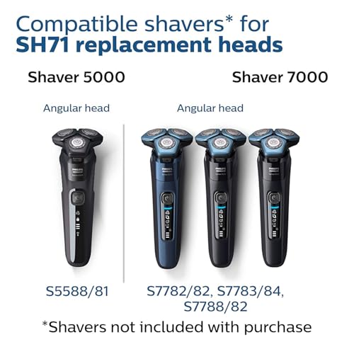 SH71 Replacement Shaving Heads for Philips Norelco Series 7000 & 5000