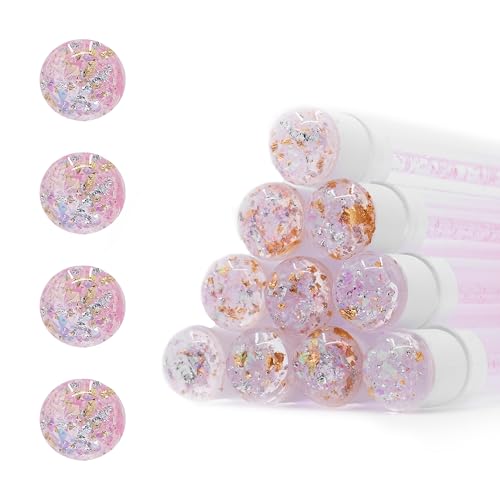 i-Laesh Disposable Mascara Wands 20Pcs Gold Pink Foil Tube Beauty Tools
