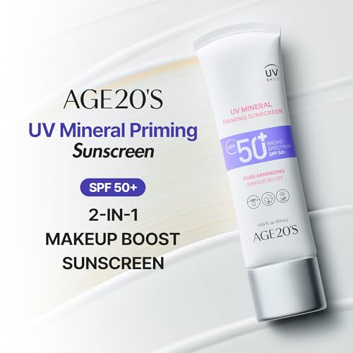 AGE20'S Mineral Sunscreen SPF 50+ Priming Moisturizer 1.69 fl oz
