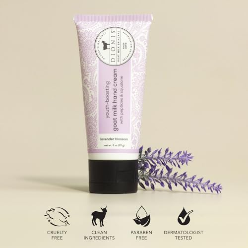 Dionis Goat Milk Youth Boosting Hand Cream - Lavender Blossom, 2 oz
