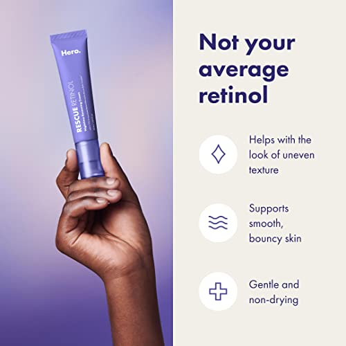 HERO COSMETICS Rescue Retinol Night Cream for Uneven Texture - 1 Fl Oz