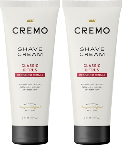 Cremo Barber Grade Shave Cream - Original, 6 Oz (Pack of 2)