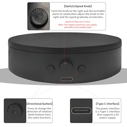 360° Motorized Rotating Display Stand for Jewelry & Accessories