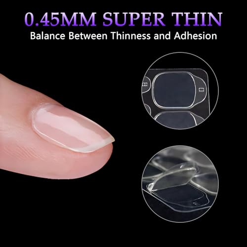 Laza Nail Adhesive Tabs – 300 Super Sticky Double-Sided Glue Stickers