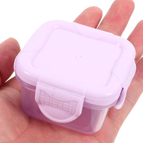 4-Pack Portable Food Storage Containers with Lids - Food-Grade Canisters for Snacks and Meal Prep