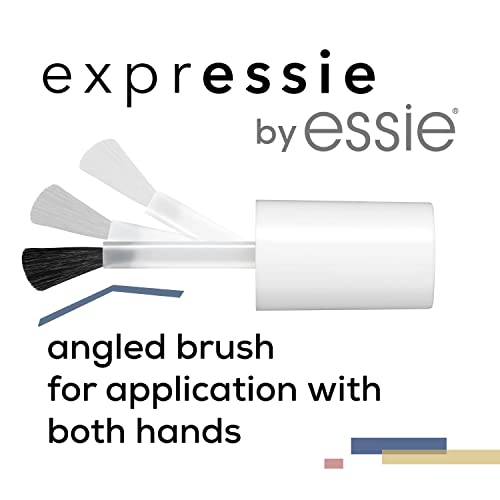 essie Expressie Quick-Dry Nail Polish - Cut To The Chase, 0.33 fl oz, Vegan Gray