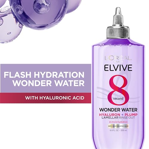 L'Oreal Paris Elvive Hyaluron Plump Hydrating Hair Rinse - 6.8 Fl Oz