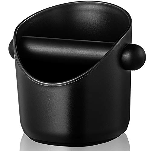 AIFUSI Espresso Knock Box with Removable Bar - 4.4 Inch Coffee Grounds Bin