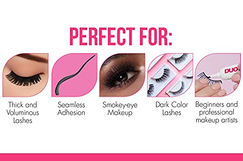 DUO Dark Tone Lash Adhesive - Waterproof Black Strip Lash Glue 0.25 oz 2 Pack