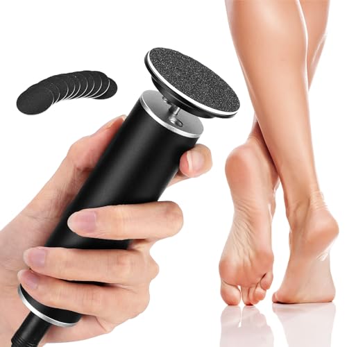 EDIFOLLY Electric Foot Callus Remover - Professional Pedicure Tool, Black