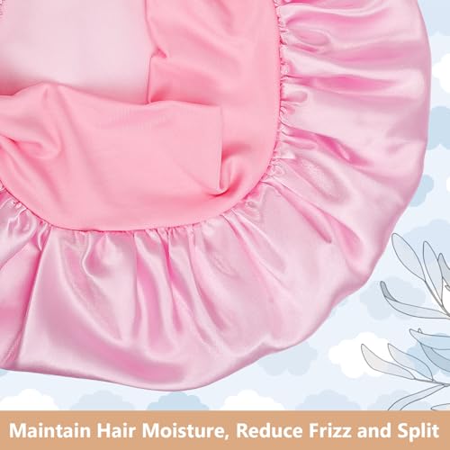 Mommy and Me Satin Bonnet Set - Adjustable Sleeping Hair Caps