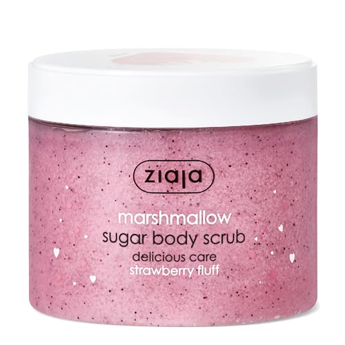Ziaja Marshmallow Strawberry Fluff Sugar Body Scrub - 10.55 fl oz