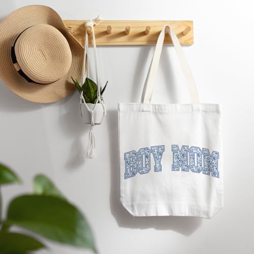 Reusable Grocery Shopping Tote Bag - Durable Polyester Canvas