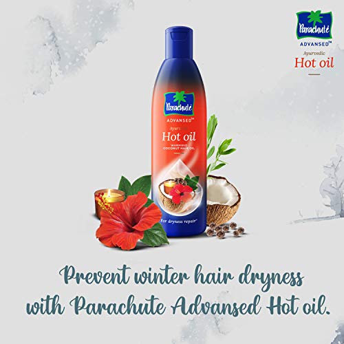 Parachute Advansed Ayurvedic Hot Coconut Hair Oil - 400ml + 90ml Bonus